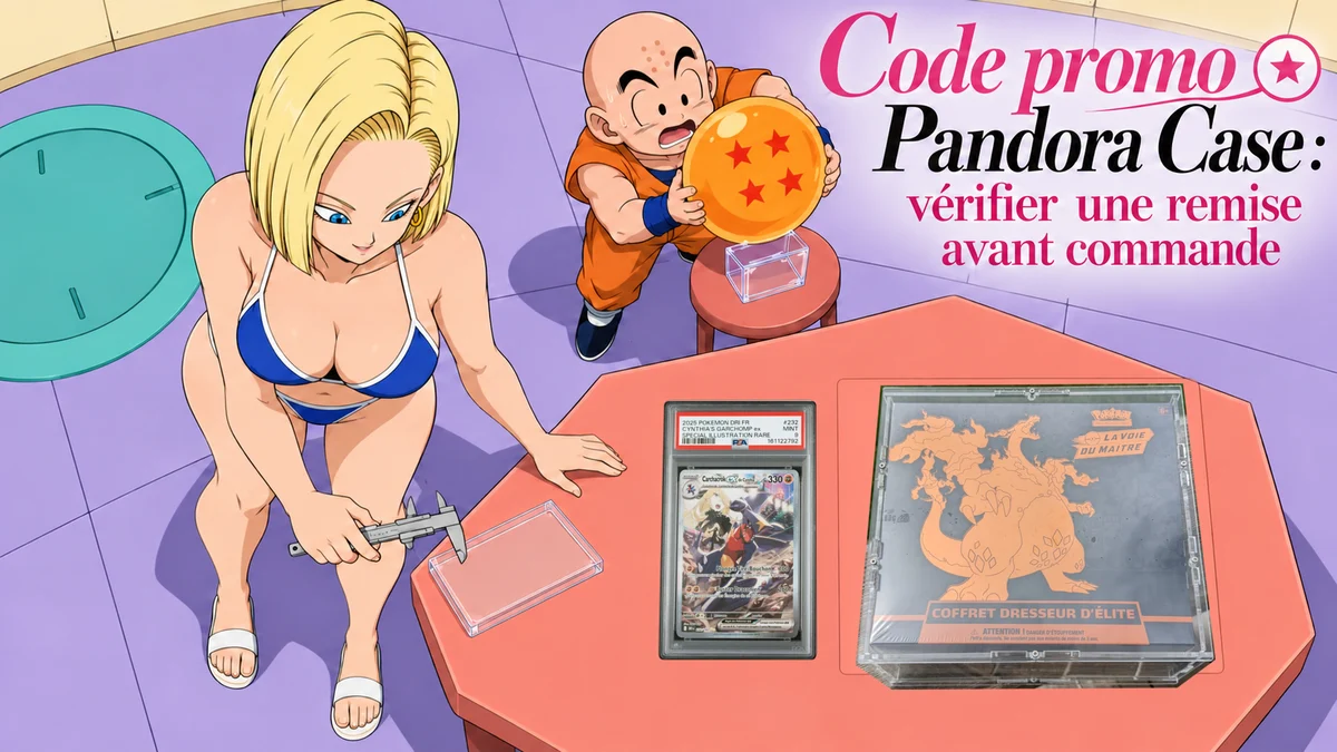 Couverture illustrée : Code promo Pandora Case : vérifier une remise avant commande.