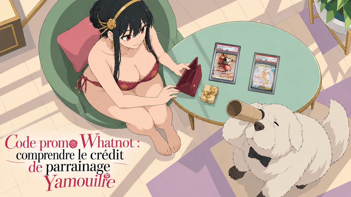 Couverture illustrée : Code promo Whatnot : comprendre le crédit de parrainage Yamouille.