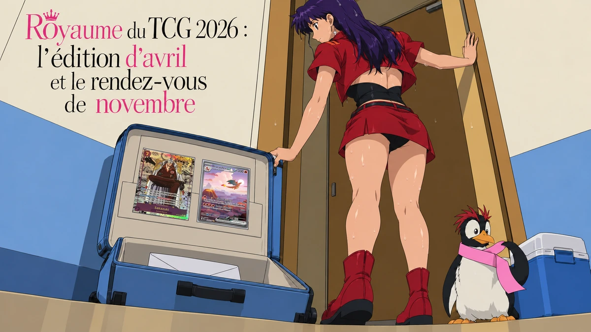 Couverture illustrée : Royaume du TCG 2026 : l’édition d’avril et le rendez-vous de novembre.